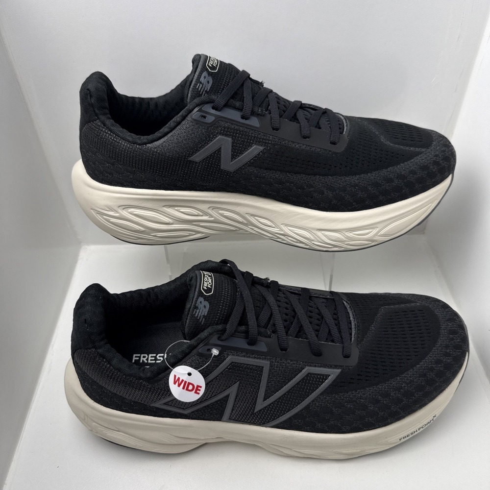 New Balance Men's Size 11.5 4E Extra Wide Fresh Foam X 1080 V14 Black M1080B14 - Picture 2 of 15